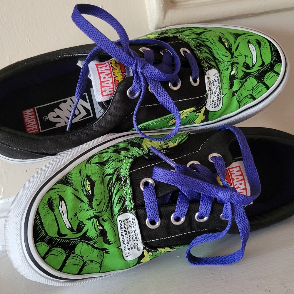 Marvel Hulk Vans Era Mens 6, Womens 7.5 - Picture 7 of 10